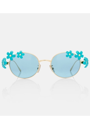 Loewe Signature Floral oval sunglasses