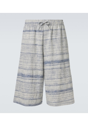 Loewe Paula's Ibiza denim jacquard Bermuda shorts