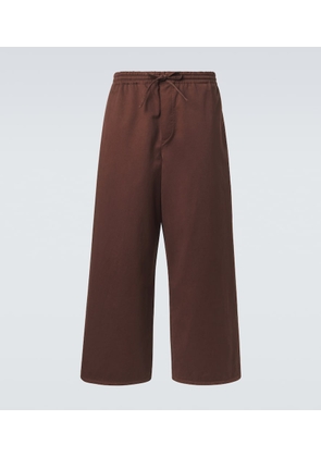 Loewe Paula's Ibiza cotton-blend wide-leg pants
