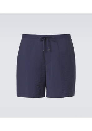 Loewe Paula's Ibiza cotton-blend poplin shorts