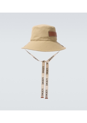 Loewe Paula's Ibiza logo canvas bucket hat