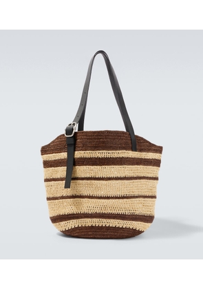 Loewe Paula's Ibiza Loop raffia basket bag