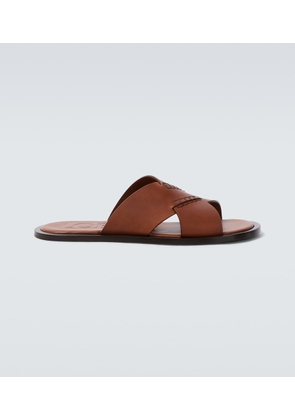 Loewe Paula's Ibiza Flex leather sandals