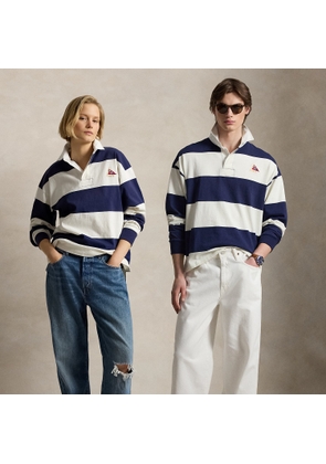 Big Fit Striped Jersey Rugby Shirt