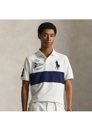 Custom Slim Fit Big Pony Mesh Polo Shirt