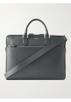 Serapian - Cachemire Full-Grain Leather Briefcase - Men - Blue