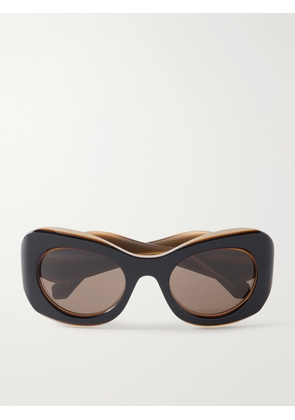 LOEWE - Paula's Ibiza Round-Frame Acetate Sunglasses - Men - Black
