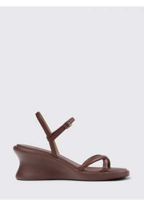 Heeled Sandal CAMPER Woman color Burgundy