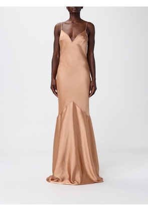 Dress ELISABETTA FRANCHI Woman color Gold