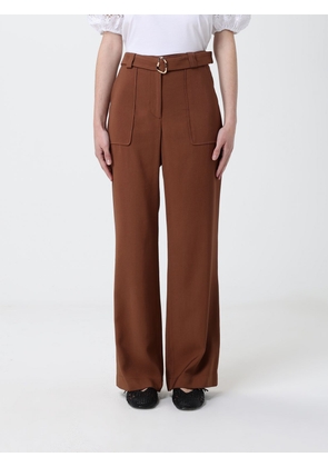 Pants LIU JO Woman color Brown