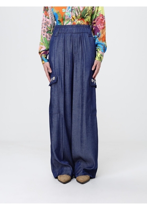 Pants LIU JO Woman color Blue
