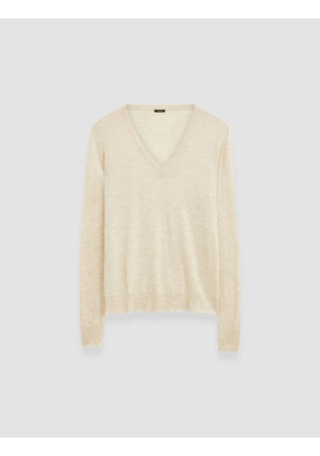 Cashair V Neck Jumper - L