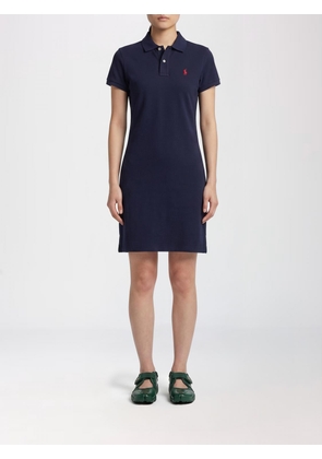 Dress POLO RALPH LAUREN Woman color Navy