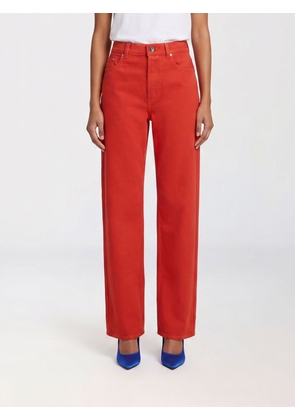 Jeans VERSACE Woman color Red