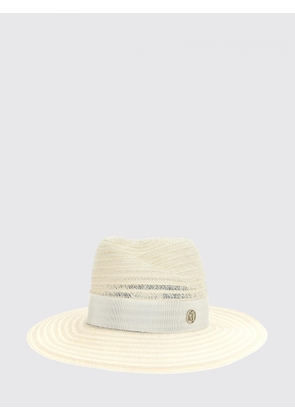 Hat MAISON MICHEL Woman color White