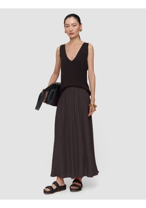 Tell Silk Knit Vest Top - M