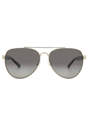Tory Burch Grey Pilot Ladies Sunglasses TY6070 327111 57