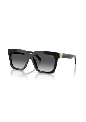 Versace Polarized Grey Square Ladies Sunglasses VE4498 GB1/T3 55
