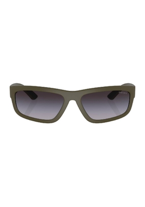 Prada Linea Rossa Grey Gradient Rectangular Mens Sunglasses PS 05ZS 15X09U 59