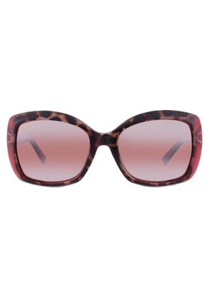Maui Jim Orchid Maui Rose Butterfly Ladies Sunglasses R735 12B 56