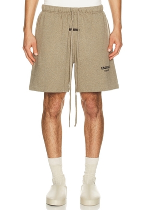 Fear of God ESSENTIALS Classic Short in Homestead Heather - Grey. Size XL/1X (also in ).
