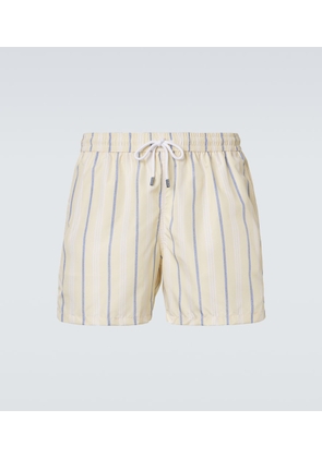 Fedeli Striped swim trunks