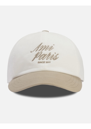 Bicolor Cotton Ami Paris Cap