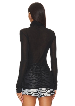 American Vintage Massachusetts Turtleneck Top in Black. Size L. Also in M.