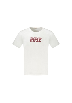Rifle Bianco Cotton Uomo T-Shirt - M