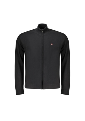 Napapijri Black Cotton Men's Sweater - S