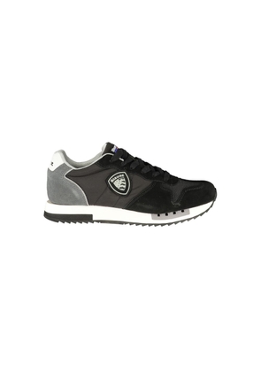 Blauer Black Polyurethane Men's Sneaker - EU40/US7
