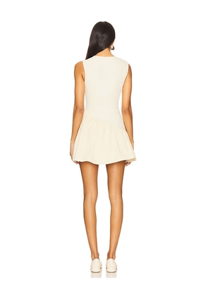 ALL THE WAYS Pia Mini Dress in Cream. Size XXS. Also in XS.