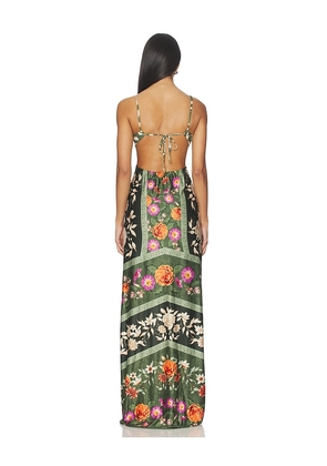 Agua Bendita x REVOLVE Grotta Dress in Green. Size S. Also in M, L, XL.