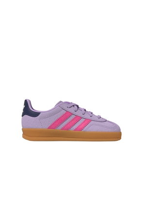 adidas Originals Toddler Gazelle Indoor in Purple. Size 7. Also in 8, 9, 10.