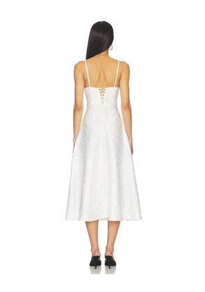 ELLIATT Saffron Gown in White. Size L. Also in S, XS.