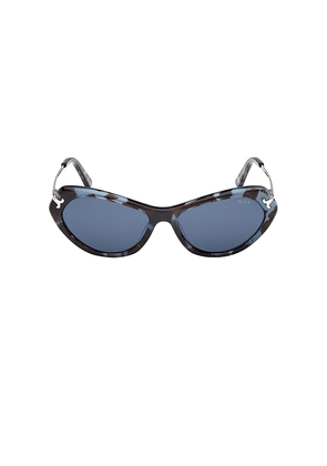 Emilio Pucci Cat Eye Sunglasses in Blue.