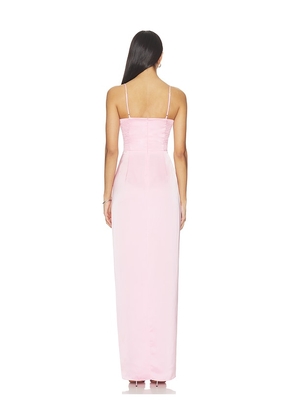 Amanda Uprichard Lrya Maxi Dress in Pink. Size L. Also in M, S, XS.