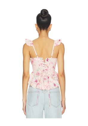 ASTR the Label Baylin Top in Pink. Size XS. Also in L, M, S.