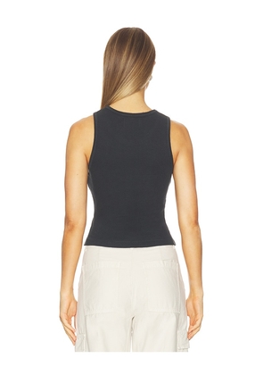 Citizens of Humanity Inez Waffle Tank in Black. Size XS. Also in S, M, L, XL.