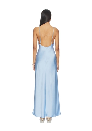 Amanda Uprichard x REVOLVE Hazel Gown in Baby Blue. Size XS. Also in L, M, S, XL.