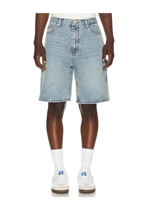 Dunst Classic Carpenter Denim Shorts in Blue. Size M. Also in L.