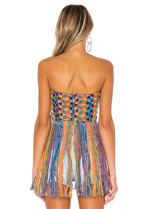 House of Harlow 1960 X REVOLVE Amelia Top in Blue. Size M. Also in S, XS, XXS.