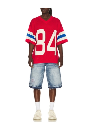 Diet Starts Monday Knit Jersey in Red. Size S. Also in L, M, XL/1X.