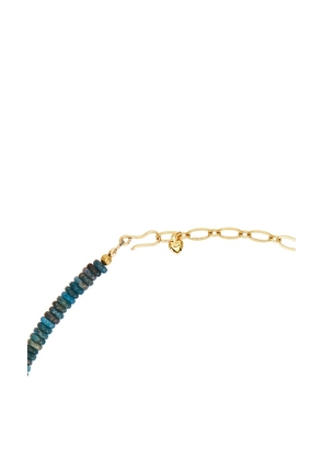 Brinker + Eliza Confetti Necklace in Metallic Gold.