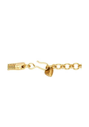 Brinker + Eliza Oceana Necklace in Metallic Gold.