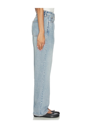 GUIZIO Sol Relaxed Wide Leg Pant in Blue. Size 23. Also in 24, 25, 26, 27, 28, 29, 30.