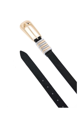 Ettika Metal Core Suede Belt in Black. Size S. Also in XS, M, L.