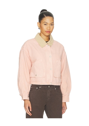 BLANKNYC Collared Jacket in Pink. Size XS. Also in S, M, L.