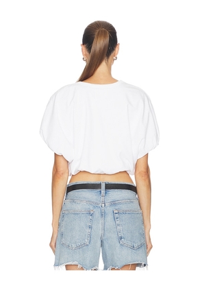 Citizens of Humanity Gia Bubble Tee in White. Size XS. Also in S, L.