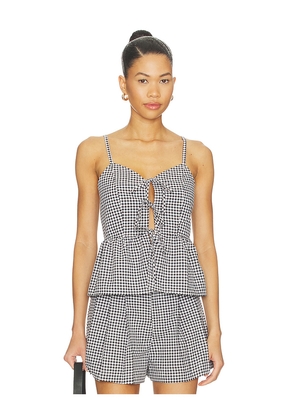 BLANKNYC Plaid Tank Top in Black,White. Size XS. Also in L, M, S.